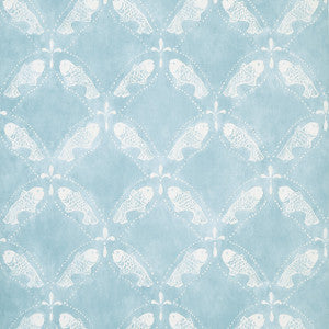 Santorini Light Blue T15835  by Thibaut Designer Wallpaper