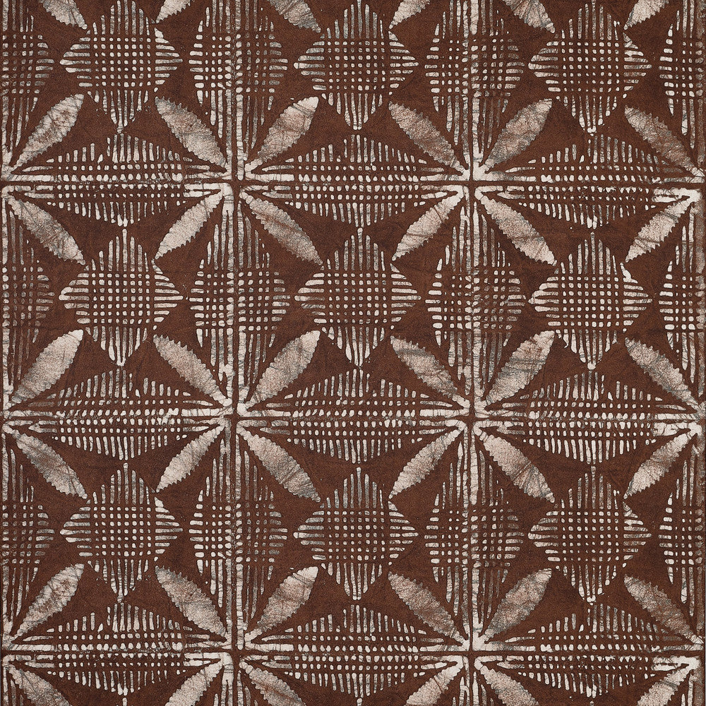 Tortuga Batik Brown T15840  by Thibaut Wallpaper Thibaut Wallpaper Tortuga Batik Brown T15840 Wallpaper ISLANDER Non Woven Wallpaper  U.S.A </p><p>Repeat: H: , V: 18  (45.72 cm) 27 in  (68.58 cm) - Fabric Carolina -
