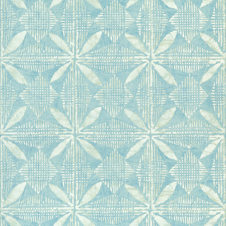 Tortuga Batik Turquoise T15841  by Thibaut Wallpaper Thibaut Wallpaper Tortuga Batik Turquoise T15841 Wallpaper ISLANDER Non Woven Wallpaper  U.S.A </p><p>Repeat: H: , V: 18  (45.72 cm) 27 in  (68.58 cm) - Fabric Carolina -
