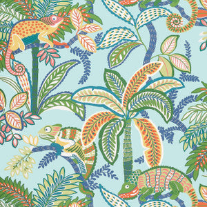 Iggy Poolside T15844  by Thibaut Designer Wallpaper