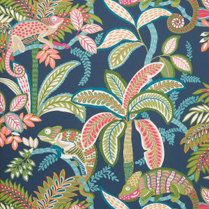 Iggy Navy T15846  by Thibaut Designer Wallpaper