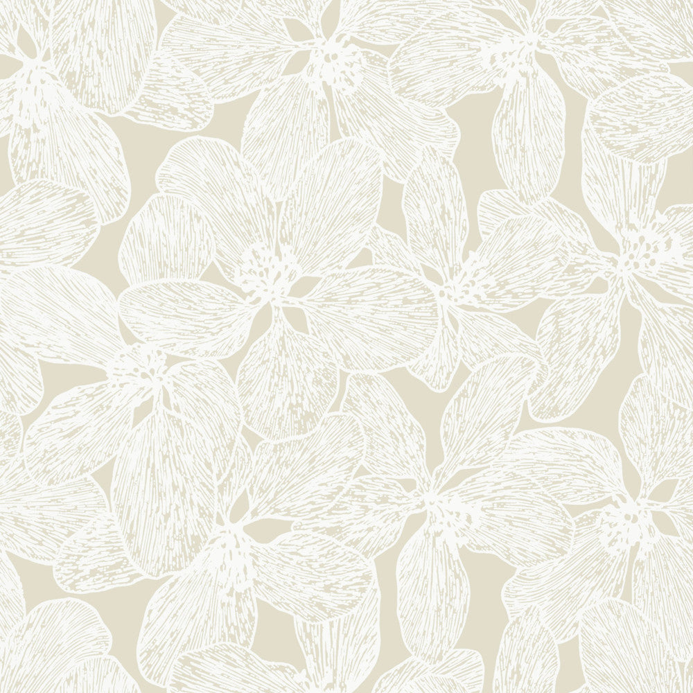 Island Orchid Beige T15851  by Thibaut Wallpaper Thibaut Wallpaper Island Orchid Beige T15851 Wallpaper ISLANDER Non Woven Wallpaper  U.S.A </p><p>Repeat: H: , V: 36  (91.44 cm) 27 in  (68.58 cm) - Fabric Carolina -