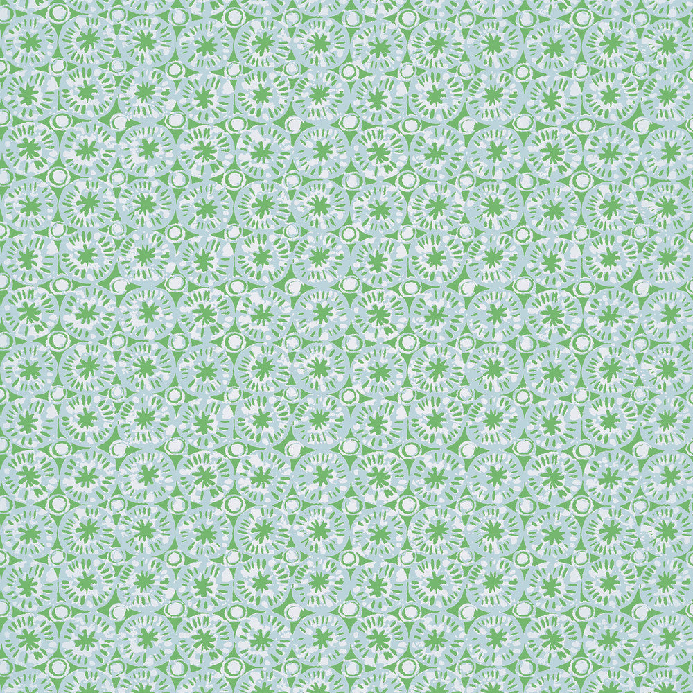 Sand Dollar Green and Blue T15856  by Thibaut Wallpaper Thibaut Wallpaper Sand Dollar Green and Blue T15856 Wallpaper ISLANDER Non Woven Wallpaper  U.S.A </p><p>Repeat: H: , V: 6.25  (15.88 cm) 27 in  (68.58 cm) - Fabric Carolina -