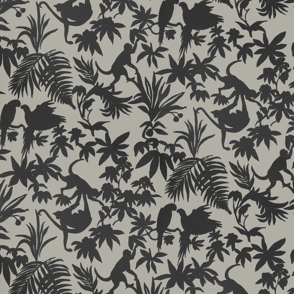 St. Kitts Black and Tan T15861  by Thibaut Wallpaper Thibaut Wallpaper St. Kitts Black and Tan T15861 Wallpaper ISLANDER Paper Backed Vinyl Wallpaper  U.S.A </p><p>Repeat: H: , V: 36  (91.44 cm) 27 in  (68.58 cm) - Fabric Carolina -
