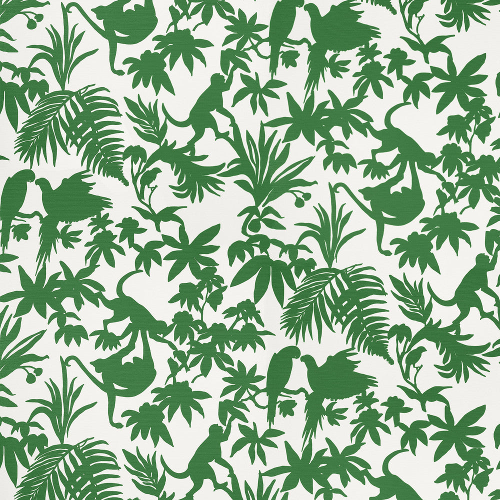 St. Kitts Green T15862  by Thibaut Wallpaper Thibaut Wallpaper St. Kitts Green T15862 Wallpaper ISLANDER Paper Backed Vinyl Wallpaper  U.S.A </p><p>Repeat: H: , V: 36  (91.44 cm) 27 in  (68.58 cm) - Fabric Carolina -