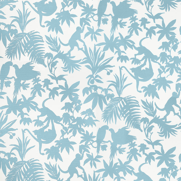 St. Kitts Blue T15863  by Thibaut Wallpaper Thibaut Wallpaper St. Kitts Blue T15863 Wallpaper ISLANDER Paper Backed Vinyl Wallpaper  U.S.A </p><p>Repeat: H: , V: 36  (91.44 cm) 27 in  (68.58 cm) - Fabric Carolina -