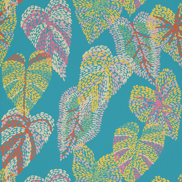Delila Turquoise T15864  by Thibaut Wallpaper Thibaut Wallpaper Delila Turquoise T15864 Wallpaper ISLANDER Non Woven Wallpaper  U.S.A </p><p>Repeat: H: , V: 25.25  (64.14 cm) 27 in  (68.58 cm) - Fabric Carolina -