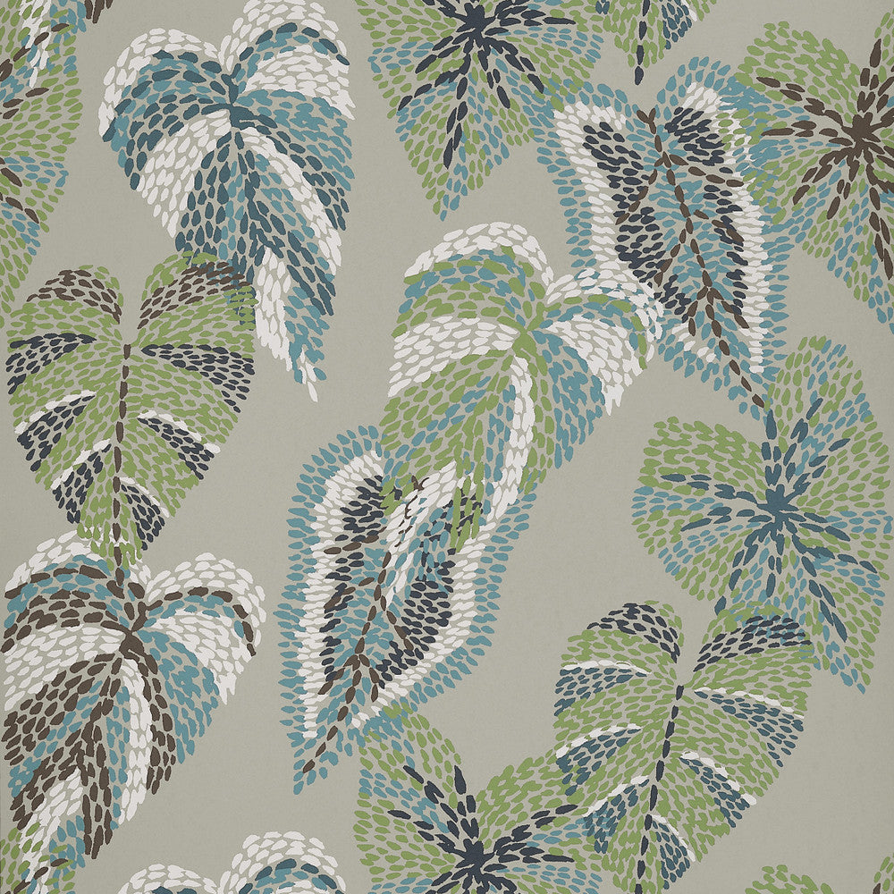 Delila Stone T15868  by Thibaut Wallpaper Thibaut Wallpaper Delila Stone T15868 Wallpaper ISLANDER Non Woven Wallpaper  U.S.A </p><p>Repeat: H: , V: 25.25  (64.14 cm) 27 in  (68.58 cm) - Fabric Carolina -