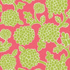 NIKKO Raspberry and Green T16014 by Thibaut Designer Wallpaper