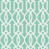 DOWNING GATE Turquoise T16046 by Thibaut Designer Wallpaper