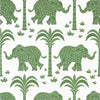 Elephant Green T16201 by Thibaut Designer Wallpaper