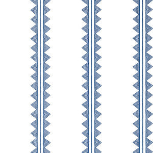 Agave Stripe Navy T16226 by Thibaut Designer Wallpaper