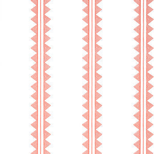 Agave Stripe Coral T16231 by Thibaut Designer Wallpaper
