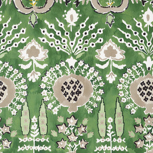 Mendoza Suzani Green T16242 by Thibaut Designer Wallpaper