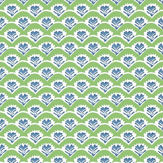 Emily Green and Blue T16251 by Thibaut Wallpaper Thibaut Wallpaper Emily Green and Blue T16251Wallpaper Kismet Wallpaper U.S.A. </p><p>Repeat: V: 4.25 27 - Fabric Carolina -