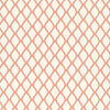 ROTHBURY TRELLIS Coral T1819 by Thibaut Designer Wallpaper
