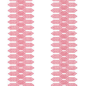 Nola Stripe Pink T20812 by Thibaut Designer Wallpaper