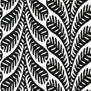 Ginger Black T20830 by Thibaut Designer Wallpaper