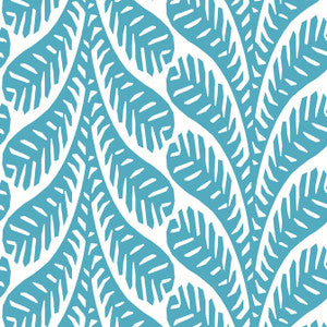 Ginger Turquoise T20833 by Thibaut Designer Wallpaper