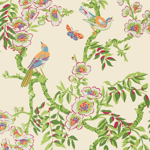 Yukio Cream T20847 by Thibaut Designer Wallpaper
