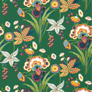 Pasadena Emerald T20849 by Thibaut Designer Wallpaper