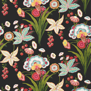 Pasadena Black T20853 by Thibaut Designer Wallpaper