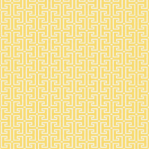 T-Square Yellow T20856 by Thibaut Designer Wallpaper