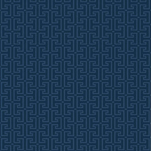 T-Square Navy T20858 by Thibaut Designer Wallpaper