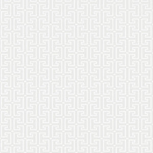 T-Square Light Grey T20859 by Thibaut Designer Wallpaper