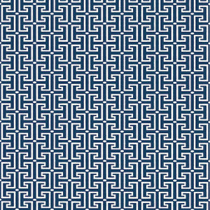 T-Square Navy and White T20866 by Thibaut Designer Wallpaper