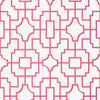 Fretwork Pink T20872 by Thibaut Designer Wallpaper