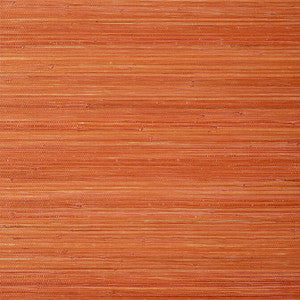 Raffia Palm Orange T24072 by Thibaut Designer Wallpaper