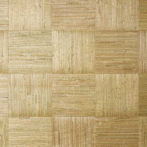 Mosaic Weave Metallic Gold T24075 by Thibaut Designer Wallpaper