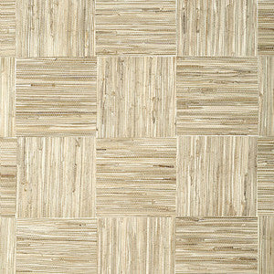 Mosaic Weave Natural T24076 by Thibaut Designer Wallpaper