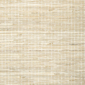 Sutton Stripe White on Natural T24087 by Thibaut Designer Wallpaper