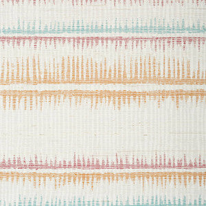 Passage Melon and Turquoise T24139 by Thibaut Designer Wallpaper