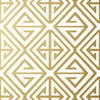 DEMETRIUS Metallic Gold T24354 by Thibaut Designer Wallpaper