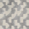 RAFFIA SQUARES Graphite T24430 by Thibaut Designer Wallpaper