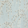 WEEPING BLOSSOM Blue T24456 by Thibaut Designer Wallpaper