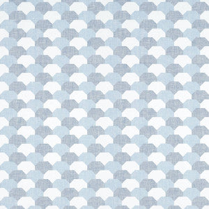 Hidden Hills Navy and White T27010 by Thibaut Designer Wallpaper