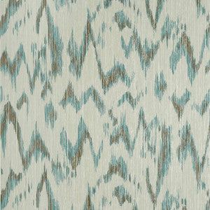 Point Lobos Brown and Teal T27014 by Thibaut Designer Wallpaper