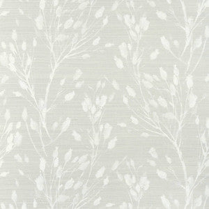 Wild Flower Grey T27025 by Thibaut Designer Wallpaper