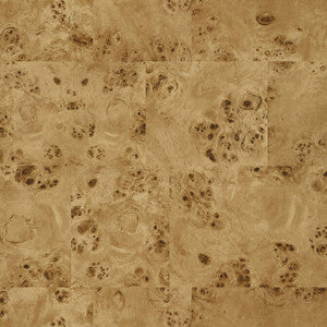 Burlwood Block Natural T272 by Thibaut Designer Wallpaper