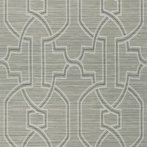 Promenade Charcoal T280 by Thibaut Designer Wallpaper