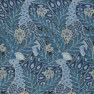 Desmond Navy T2918 by Thibaut Designer Wallpaper