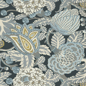 Mitford Grey T2944 by Thibaut Designer Wallpaper