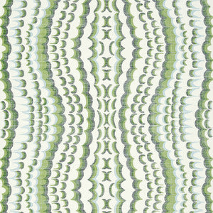Ebru Green T2984 by Thibaut Designer Wallpaper