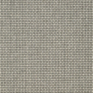 Baker Weave Black on Linen T2985 by Thibaut Designer Wallpaper