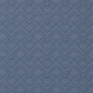 Oslo Chevron Navy T2990 by Thibaut Designer Wallpaper