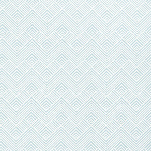 Oslo Chevron Aqua T2993 by Thibaut Designer Wallpaper